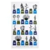 Persons Spice Cabinet Kitchen Towel, Blue