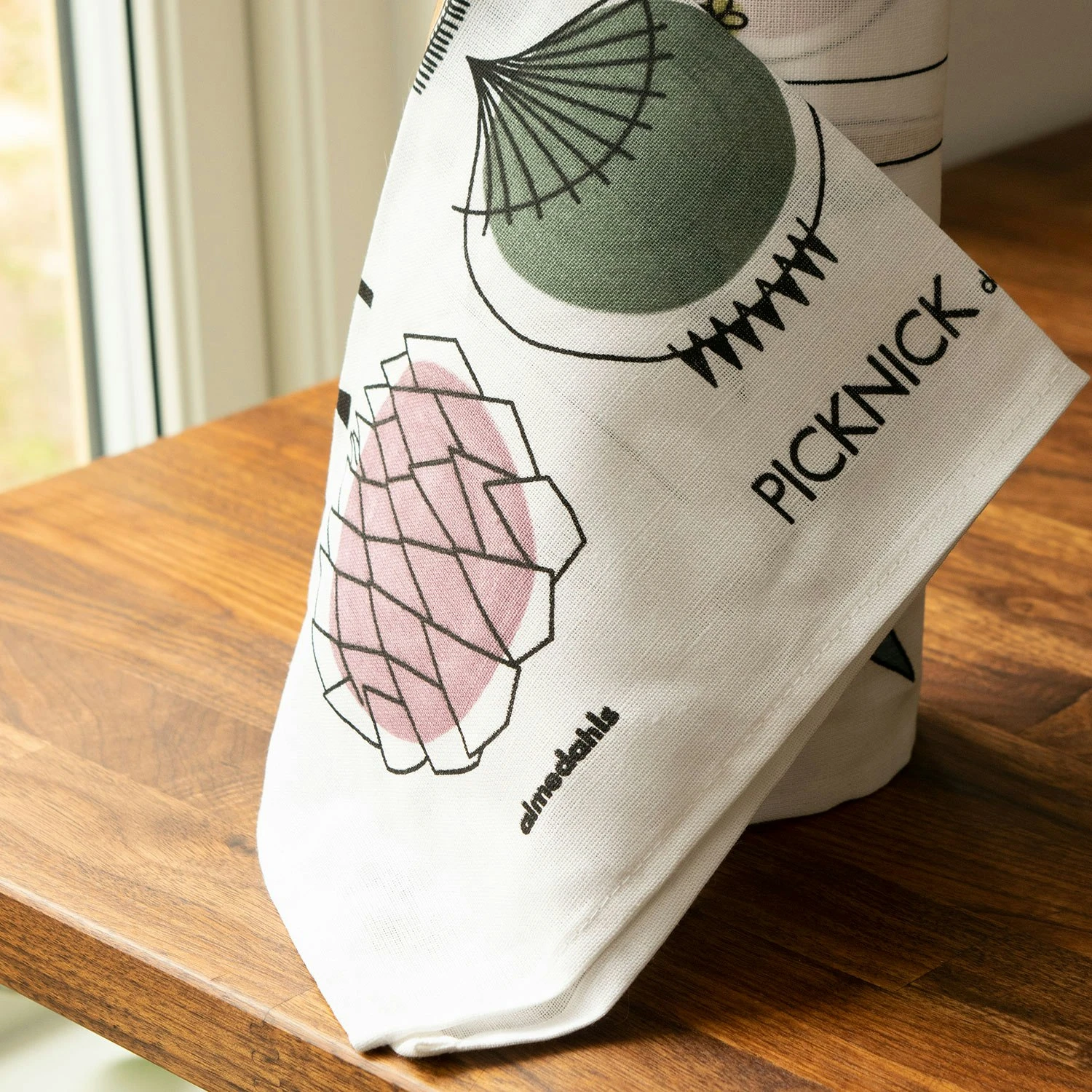 Picnic Kitchen Towel, Multi Blå - Image 2