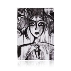 Slice Of Life Keukenhanddoek Zwart/Wit, 2-Pack