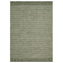 Mahi Dhurry Carpet, Off White/Green