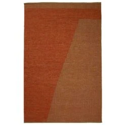 Una Traceable Rug 230x320 Cm, Rust/Beige