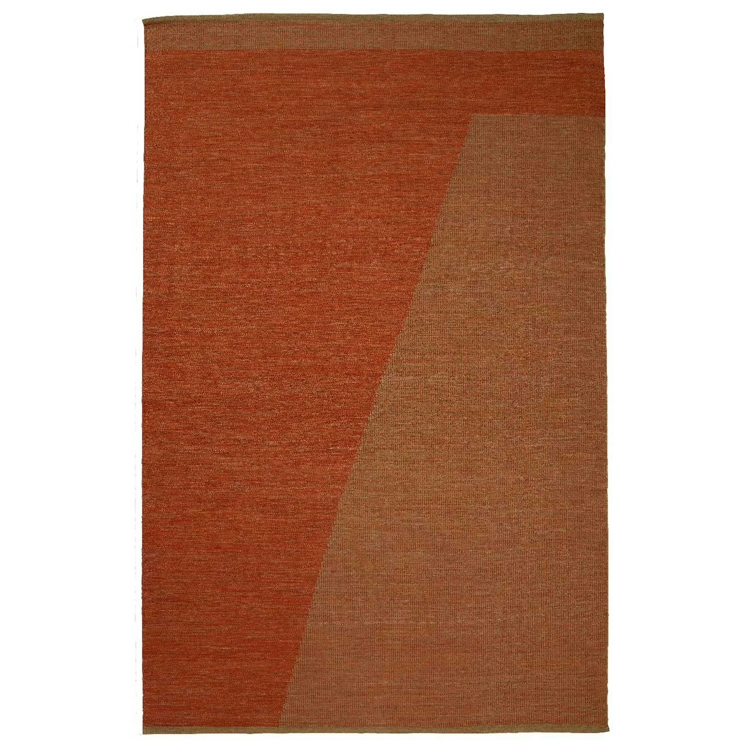 Una Traceable Rug 230x320 Cm, Rust/Beige