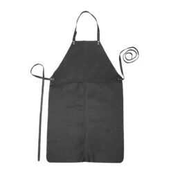 Le Chef Leren Schort, Zwart