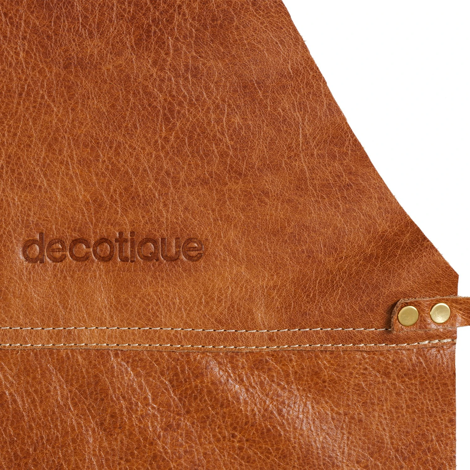 Le Chef Leren Schort, Cognac - Image 2