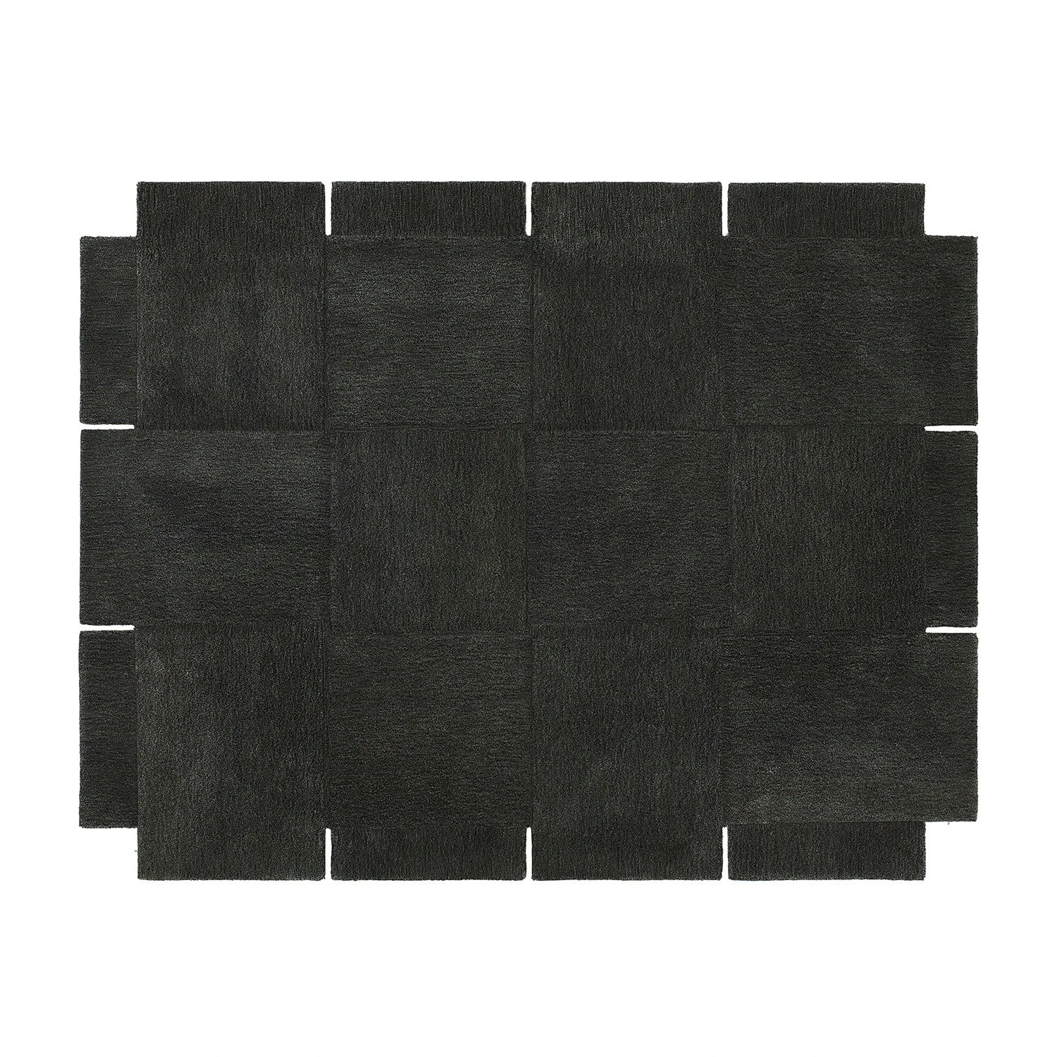 Design House Stockholm Basket Vloerkleed Donkergrijs, 185x240 Cm