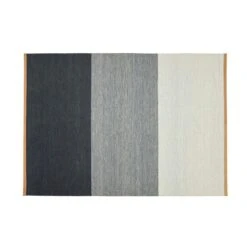 Design House Stockholm Fields Carpet 170x240 Cm, Blue/Grey