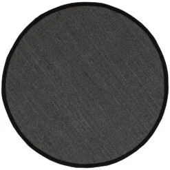 Dixie Jenny Vloerkleed Zwart, Ø150 Cm