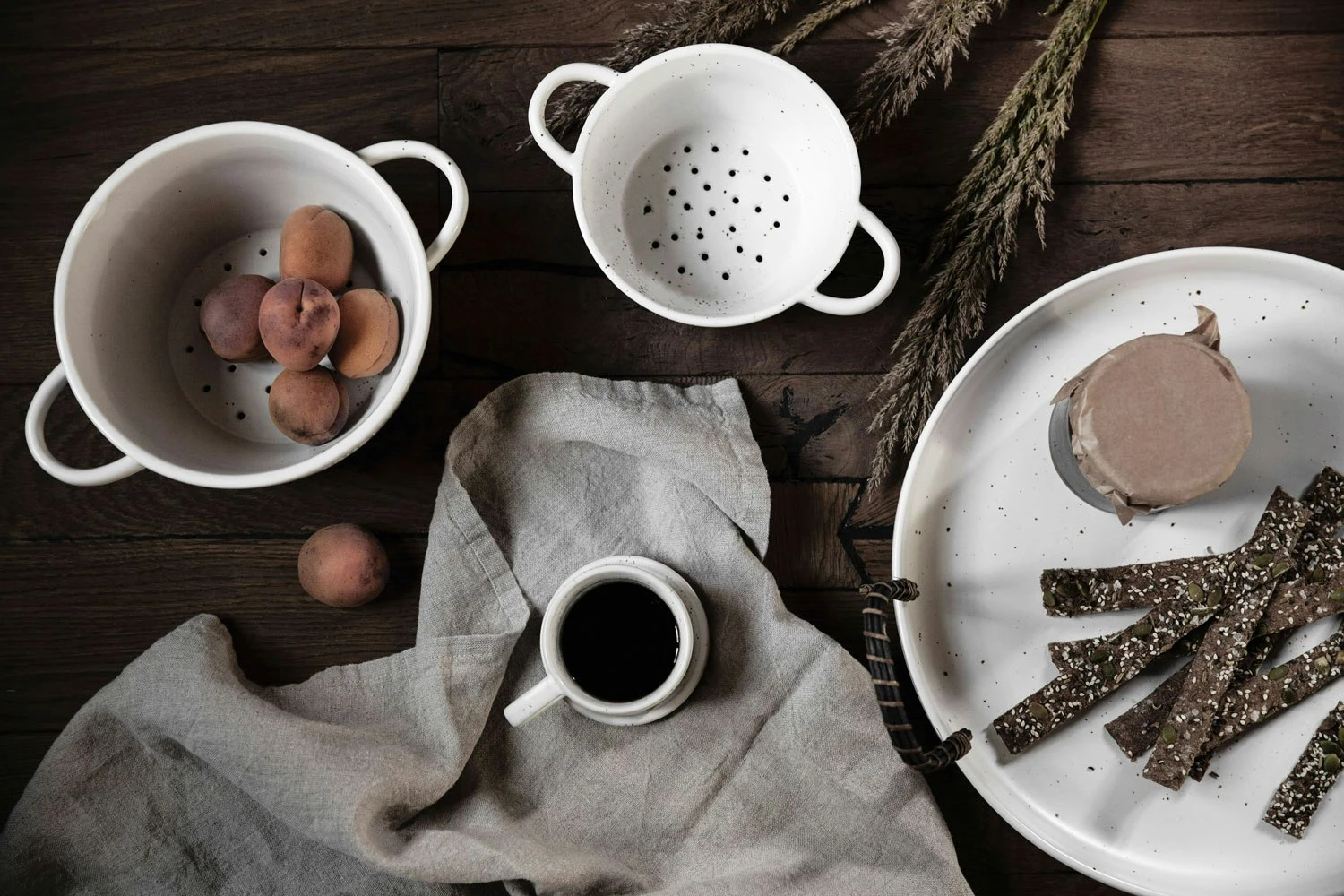 Ernst Kitchen Towel Linen 47x70 Cm, Dark Grey - Image 5