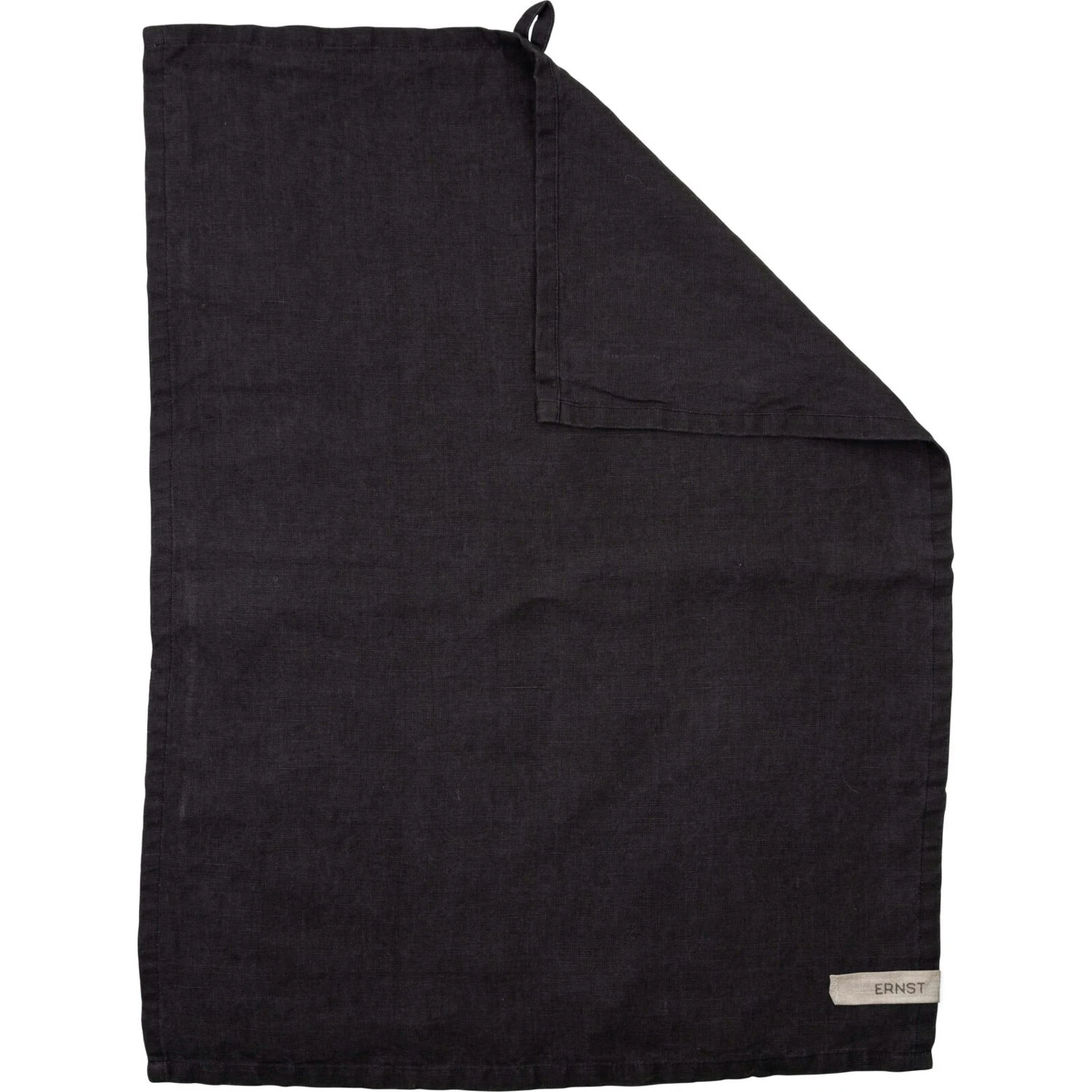 Ernst Kitchen Towel Linen 47x70 Cm, Dark Grey