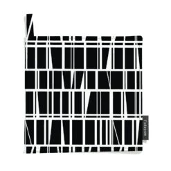 Coronna Pot Holder 22x22cm Set Of 2, Black/ White