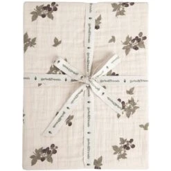 Blackberry Muslin Hoeslaken, 90x200 Cm