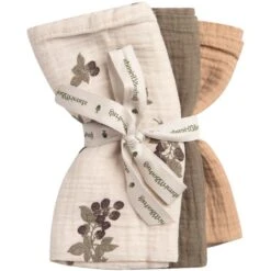 Blackberry Muslin Spuugdoekjes Pak Van 3, 40X40 Cm