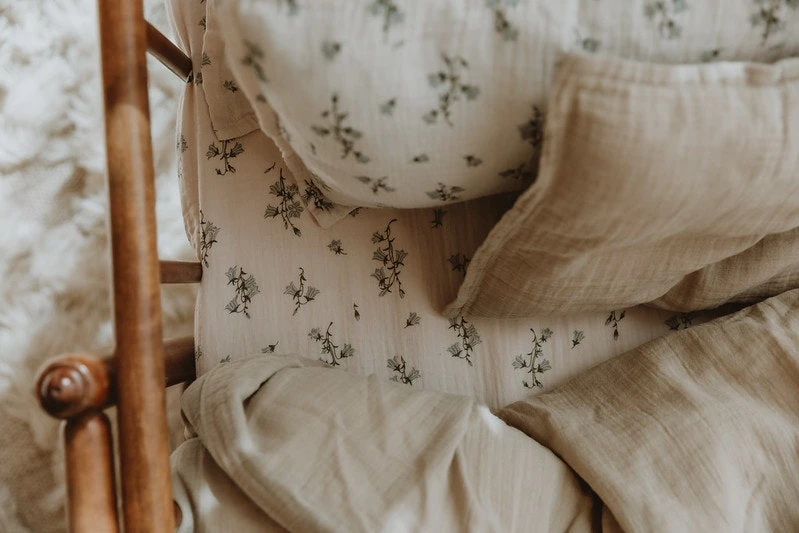 Bluebell Muslin Dekbedovertrekset,, 28x35 + 70x80 Cm - Image 3