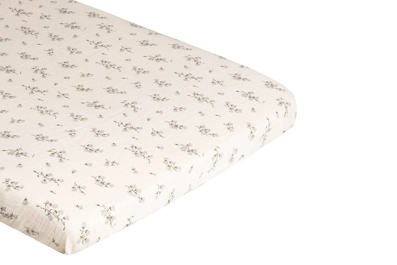 Bluebell Muslin Hoeslaken, 90x200 Cm - Image 2