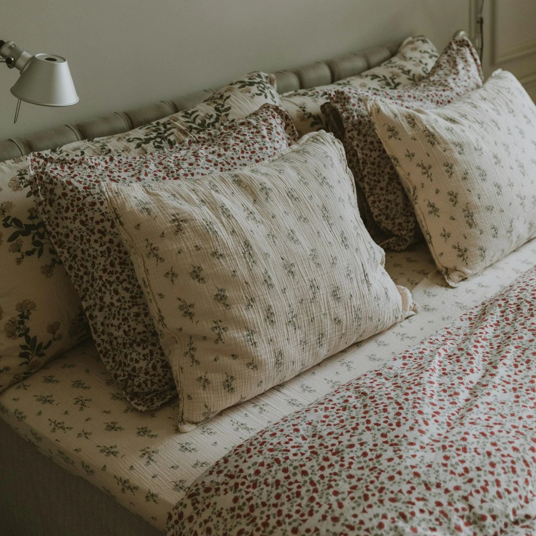 Bluebell Muslin Hoeslaken, 90x200 Cm - Image 4