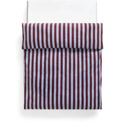 Hay Été Dekbedovertrek Dubbel, 200x220 Cm, Bordeaux/Hemelsblauw