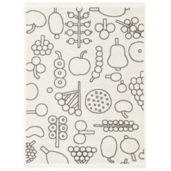 Iittala Oiva Toikka Collection Towel, 50x70 Cm, Frutta Grey