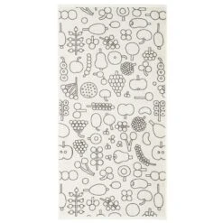 Iittala Oiva Toikka Collection Towel, 70x140 Cm, Frutta Grey