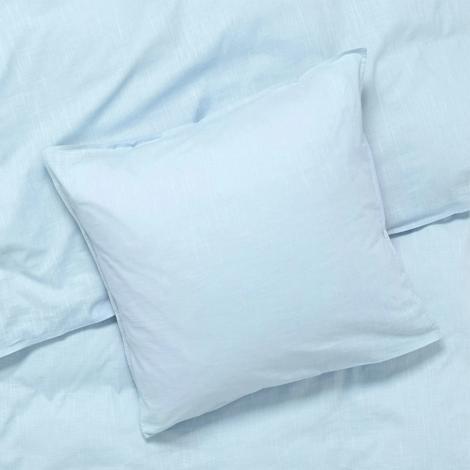 Juna Monochrome Dekbedovertrek Lichtblauw, 150x210 Cm - Image 4