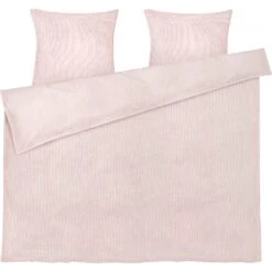 Juna Monochrome Lines Dekbedset 220x220 + 50x60 Cm, Roze