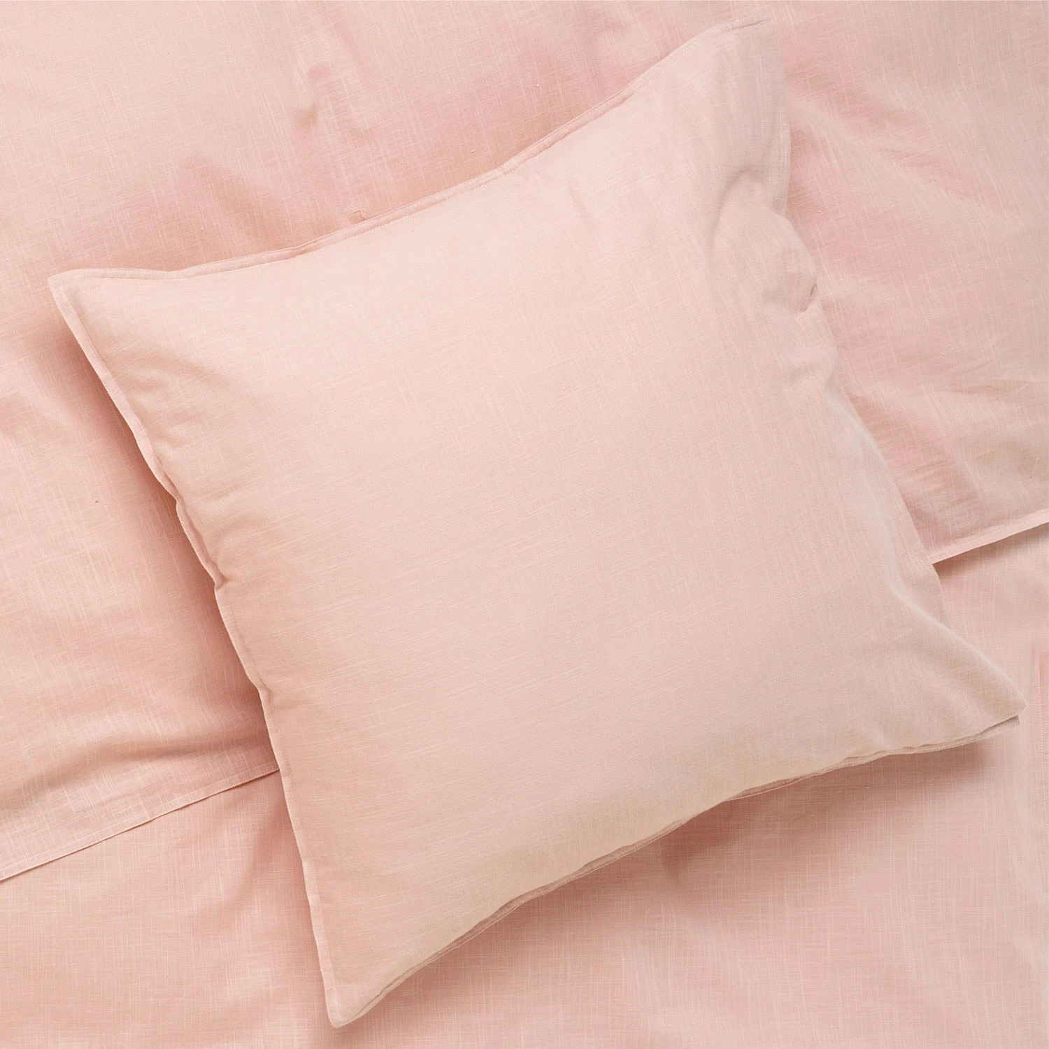 Juna Monochrome Pillowcase 60x50, Foggy Pink - Image 3