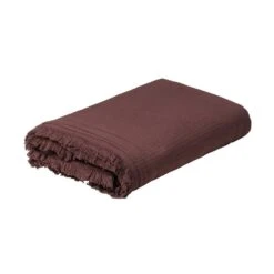Juna View Bedspread 190x260, Chocolate