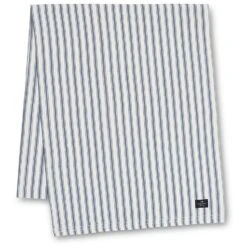 Lexington Icons Herringbone Striped Tafelloper, Blauw