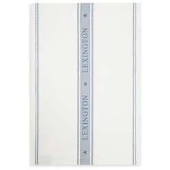 Lexington Icons Jacquard Star Keukenhanddoek, Wit / Blauw