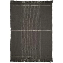 Linie Design Awakened Mind Wollen Vloerkleed 170x240 Cm, Houtskool