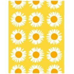 Marimekko Auringonkukka Tafelkleed 135x280 Cm, Geel