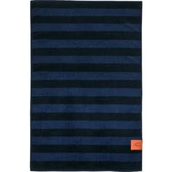 Mette Ditmer Aros Handdoek Midnight Blue Pak Van 2, 35x55 Cm