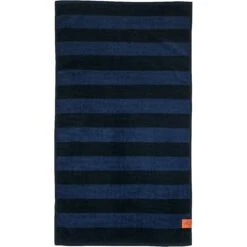 Mette Ditmer Aros Handdoek Midnight Blue, 50x90 Cm