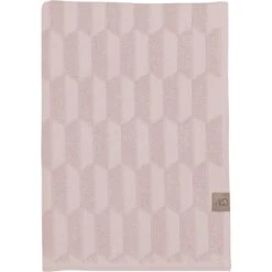 Mette Ditmer Geo Handdoek Powder Rose, 50x95 Cm