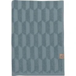 Mette Ditmer Geo Handdoek Stone Blue Pak Van 2, 35x55 Cm