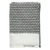 Mette Ditmer Grid Bath Towel 70x140 Cm, Black/Off-White