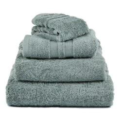 Mille Notti Fontana Towel ECO 30x50 Cm, Grey Green