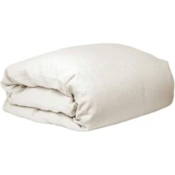 Mille Notti Lino Dekbedovertrek Zand, 140x220 Cm