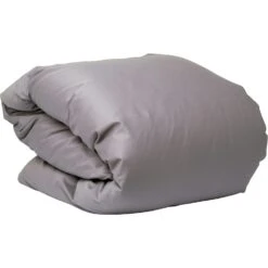 Mille Notti Satina Dekbedovertrek Grijs, 220x220 Cm