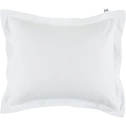 Mille Notti Satina Kussensloop Eco Wit, 50x70 Cm