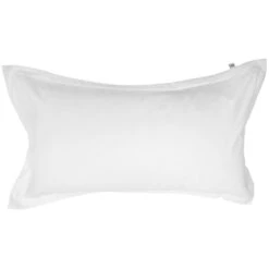 Mille Notti Satina Kussensloop Eco Wit, 50x90 Cm