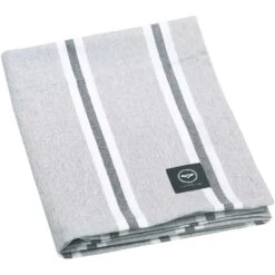 Svea Tafelkleed Behandeld 90x90 Cm, Grijs / Wit / Donkergrijs