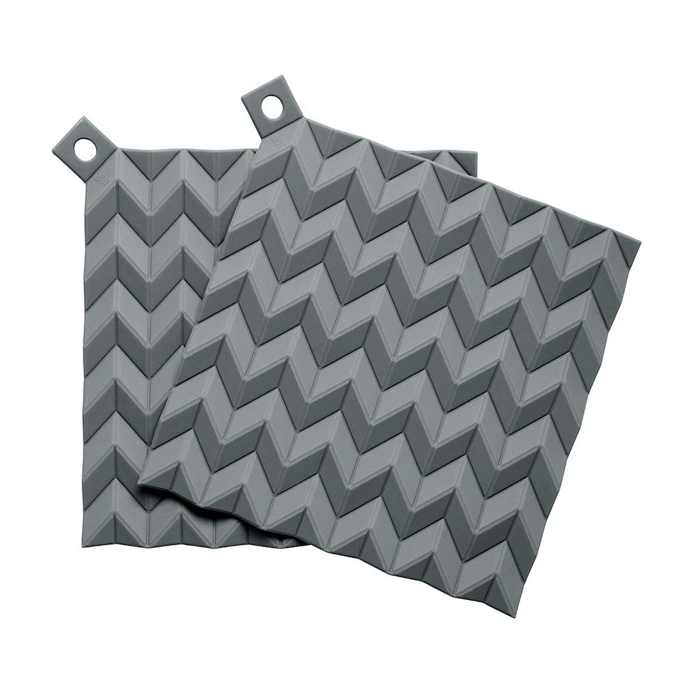 RIG TIG Hold-On Potholder 2 Pcs, Grey