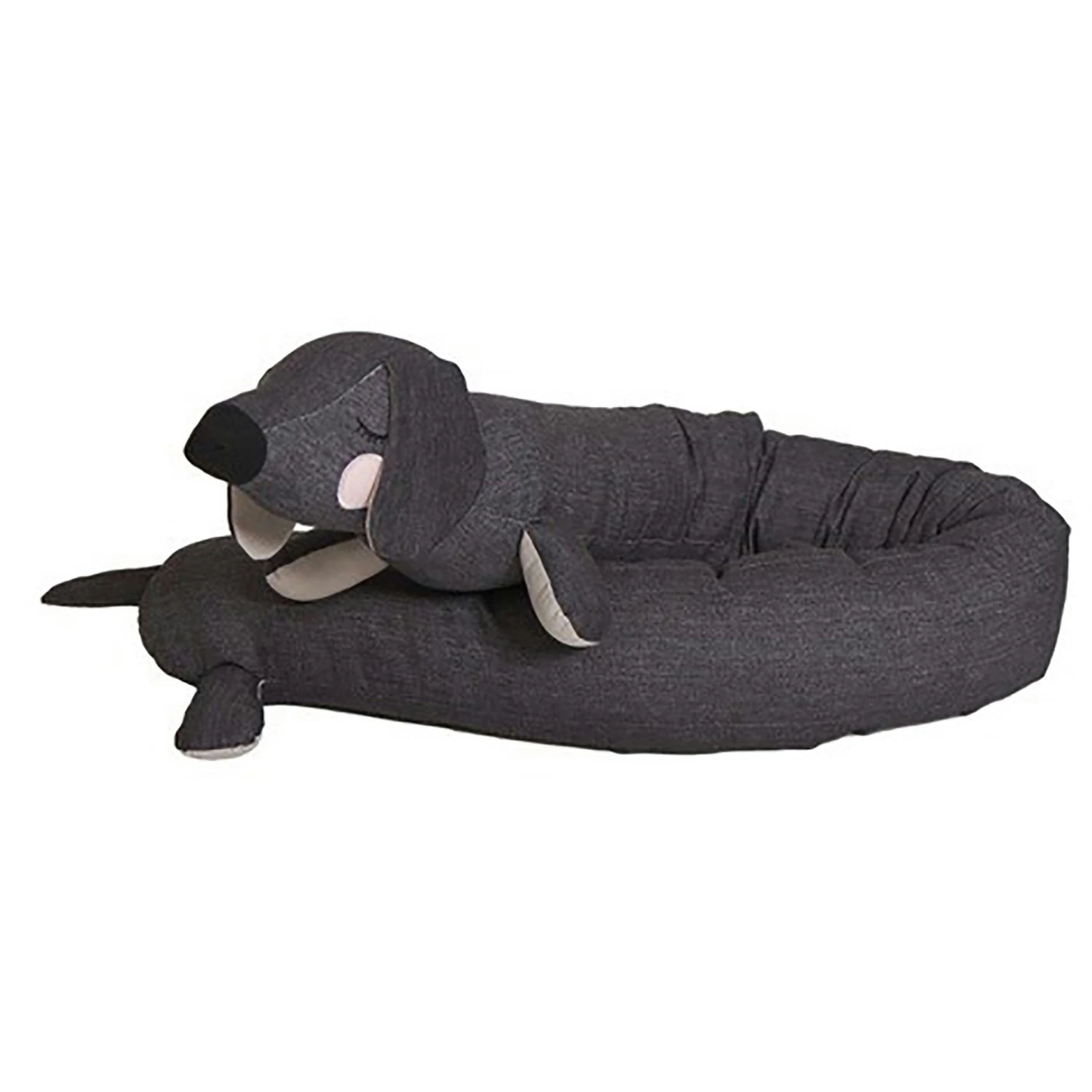 Roommate Lazy Long Dog Cushion, Grey