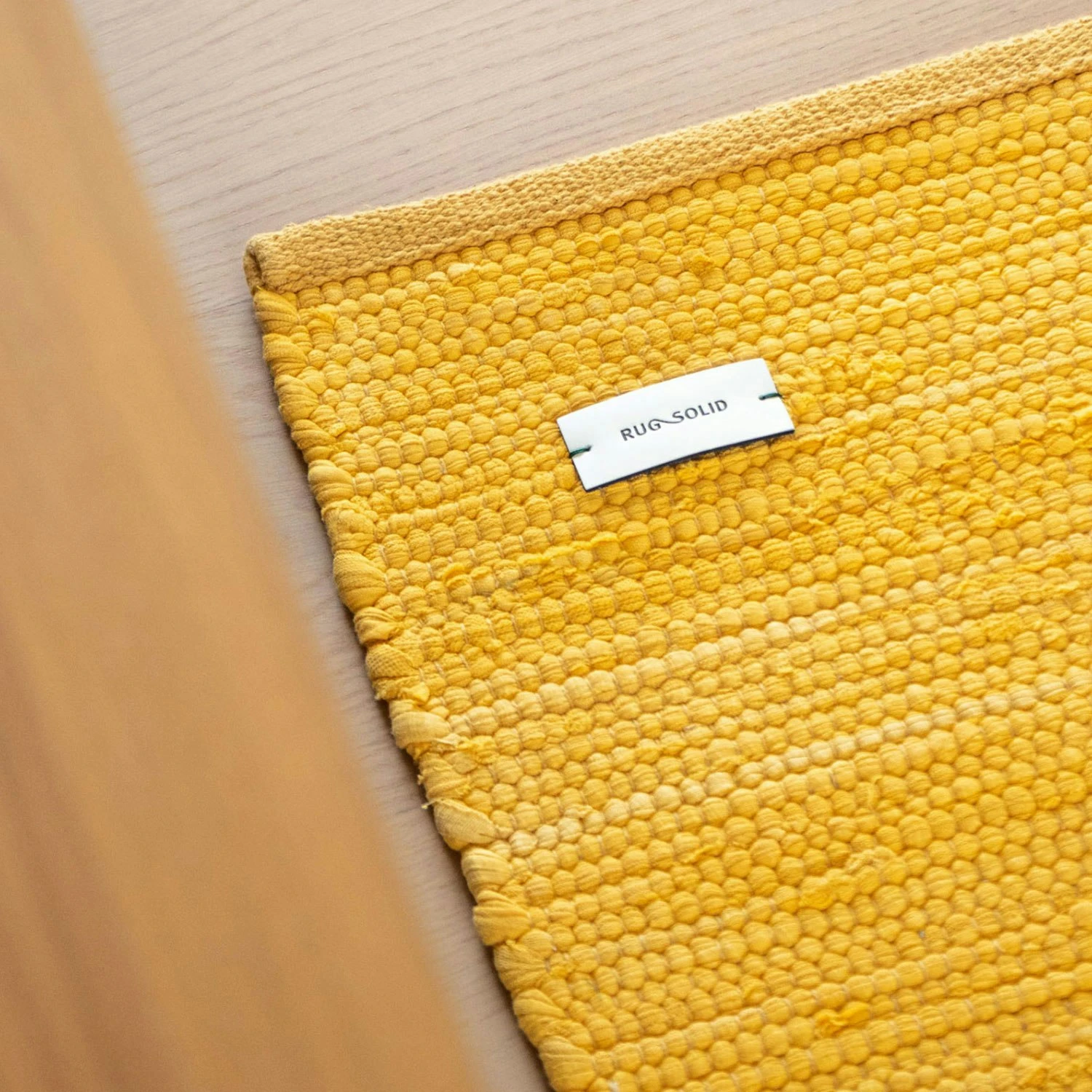 Cotton Vloerkleed Raincoat Yellow, 75x200 Cm - Image 2