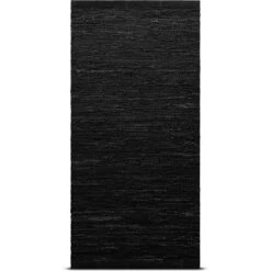Leather Vloerkleed 75 X 300, Zwart