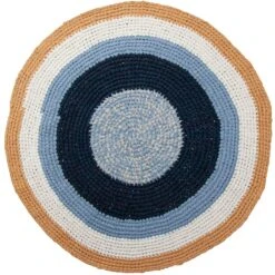 Sebra Katoenen Kleed Gehaakt Ø120 Cm, Harbour Blue