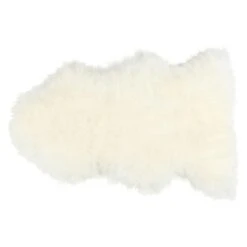 Shepherd Linn Long-haired Sheepskin 100x60cm, White