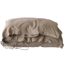 Dekbedovertrek Linnen 150x200 Cm, Kastanje