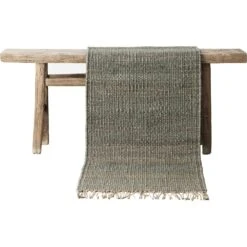 Hemp Rug 80x200 Grey