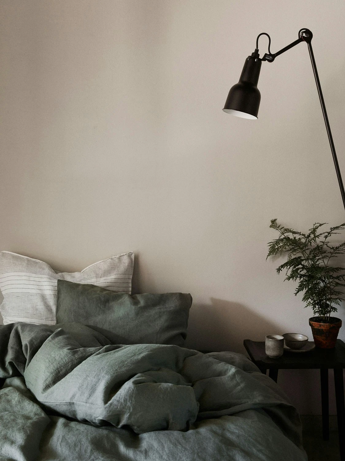 Linen Kussensloop 50x60 Cm Pak Van 2, Kaki - Image 2